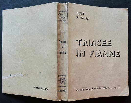 Trincee In Fiamme - copertina