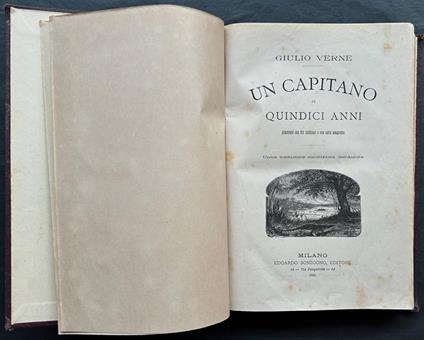 Un Capitano Di Quindici Anni - copertina