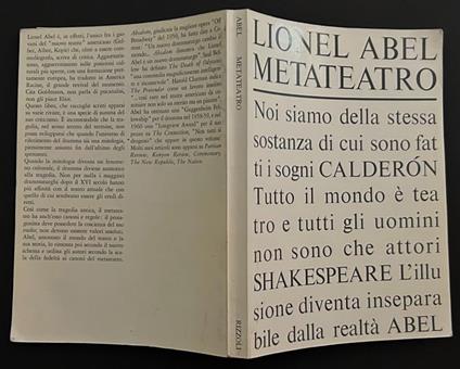 Metateatro - copertina