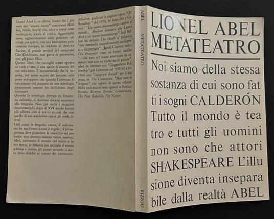 Metateatro - copertina