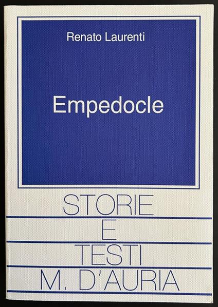 Empedocle - Renato Laurenti - copertina