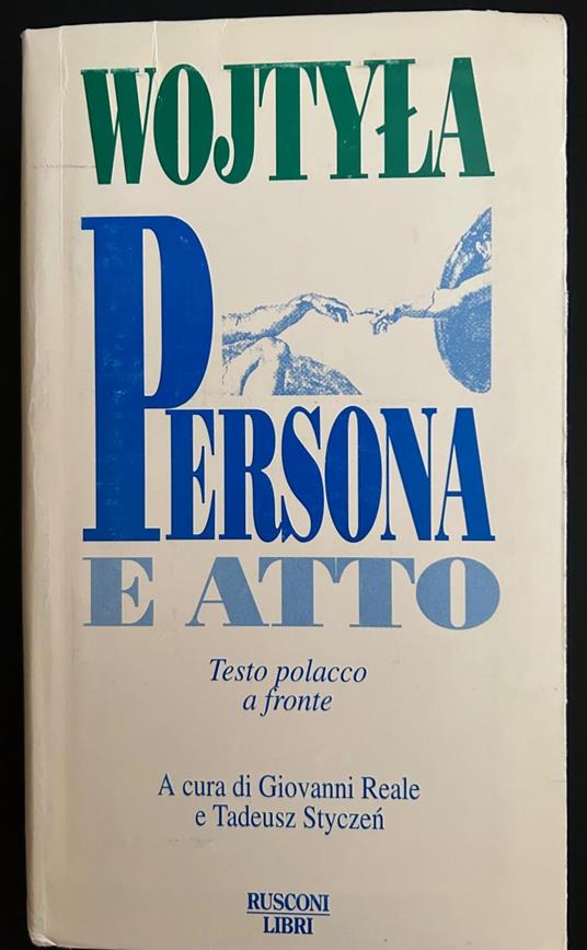 Persona E Atto - copertina
