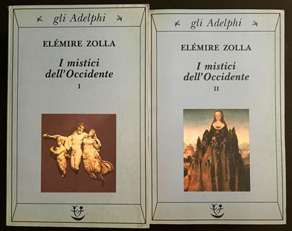 I Mistici Dell'Occidente - Elémire Zolla - copertina