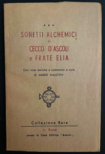 Sonetti Alchemici - copertina