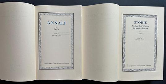 Annali. Storie - copertina