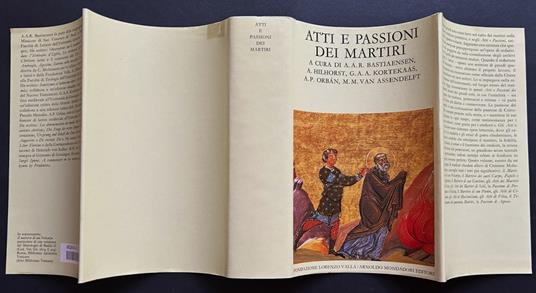 Atti E Passioni Dei Martiri - copertina