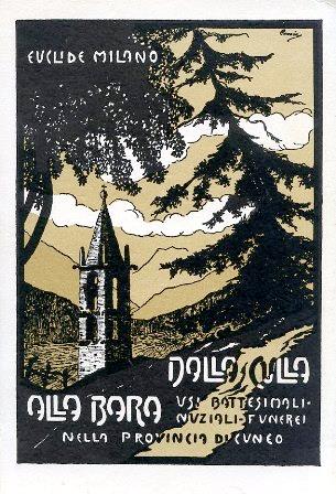 Dalla culla alla bara. Usi natalizi, nuziali e funebri nella provincia di Cuneo - Euclide Milano - copertina