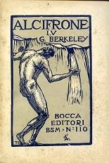 Alcifrone. Dialoghi I - V. Traduzione e Introduzione di S. [Susanna] Del Boca - George Berkeley - copertina