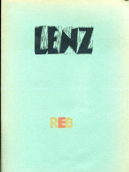 Lenz - Georg Büchner - copertina