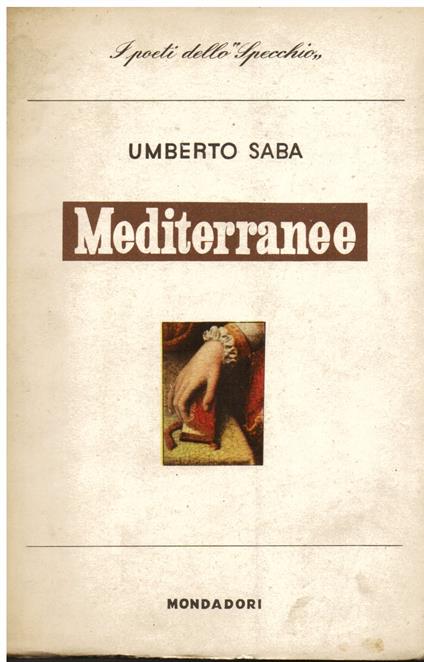 Mediterranee - Umberto Saba - copertina