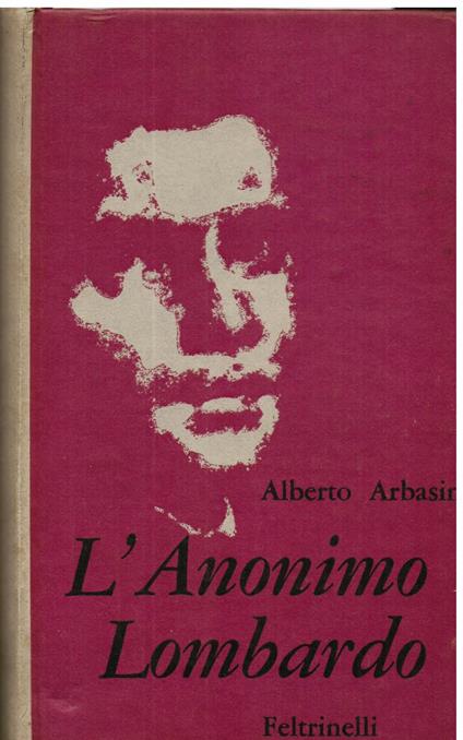 L' Anonimo Lombardo - Alberto Arbasino - copertina