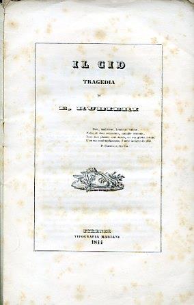 Il Cid. Tragedia - Ermolao Rubieri - copertina