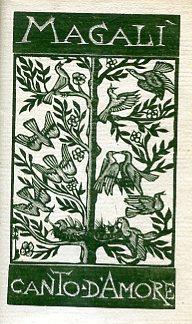 Magalì. Dal provenzale di Federico Mistral. Nuova traduzione di Mario Chini per la musica italiana di Osvaldo Minervini e per le silografia di Bruno da Osimo - Frédéric Mistral - copertina