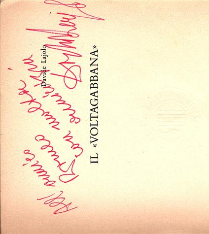 Il voltagabbana - Davide Lajolo - copertina