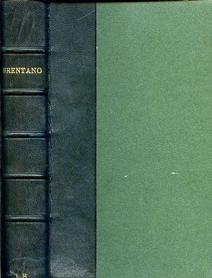 Versuch über die Erkenntnis. Aus seinem Nachlasse herausgegeben von Alfred Kastil - Franz Brentano - copertina