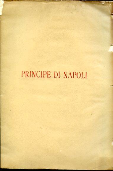 Principe di Napoli. Ode - Mario Zucchi - copertina