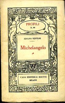 Michelangelo - Adolfo Venturi - copertina