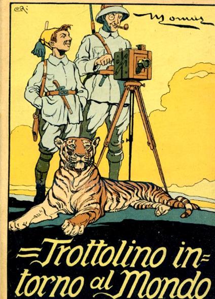 Trottolino intorno al mondo. Straordinarie avventure umoristiche veramente vissute. Testo e pupi a colori di Momus - Momus - copertina