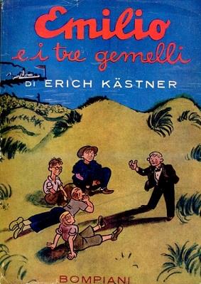 Emilio e i tre gemelli. Romanzo per ragazzi illustrato con disegni di Walter Trier. Versione di Lavinia Mazzucchetti - Erich Kästner - copertina