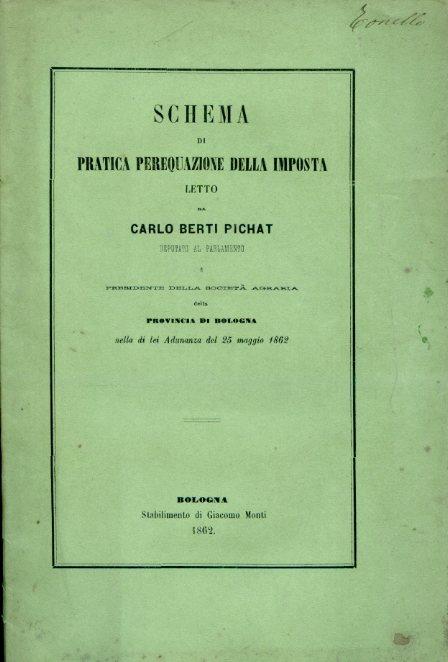Schema di pratica perequazione della imposta - Giuseppe Berti - copertina