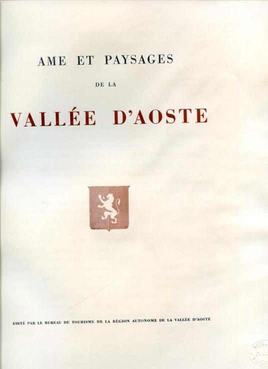 Ame et paysages de la Vallée d'Aoste - Domenico Riccardo Peretti Griva - copertina