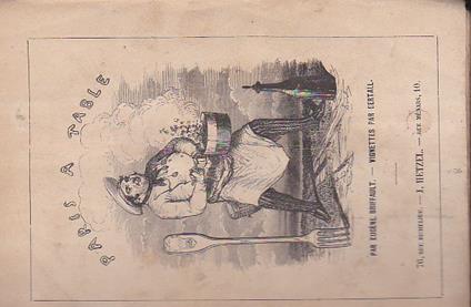 Paris a table. Illustré par Bertall - copertina