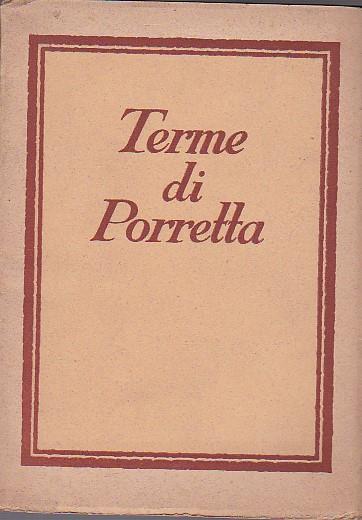 Metodo da osservarsi nell'uso delle acque termali porrettane - copertina