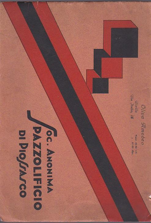 Società Anonima Spazzolificio di Piossasco. Articoli speciali per industrie - copertina