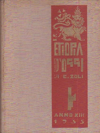 Etiopia d'oggi - Corrado Zoli - copertina