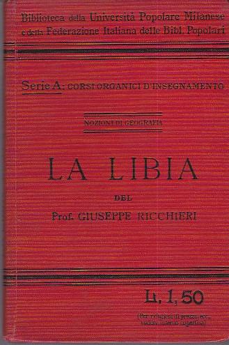 La Libia - Giuseppe Ricchieri - copertina