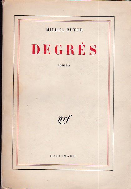 Degrés. Roman - Michel Butor - copertina