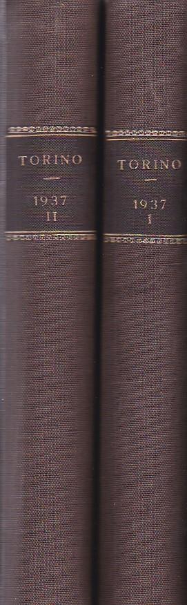 Torino. Rassegna mensile della città. Anno XVII Gennaio 1937 - copertina