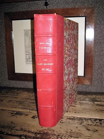 Les Saint - Simoniens 1827 - 1837. Préface de Monsieur Sébastien Charléty recteur de l' Académie de Paris - copertina