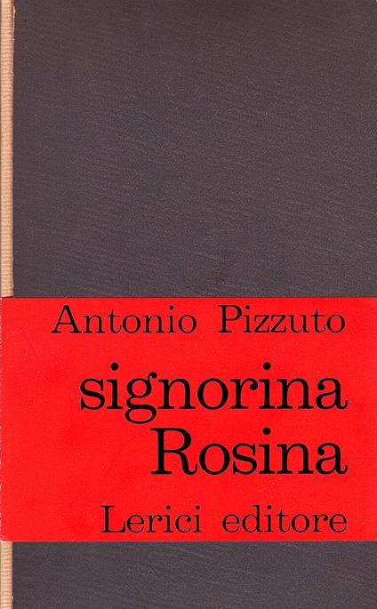 Signorina Rosina - Antonio Pizzuto - copertina