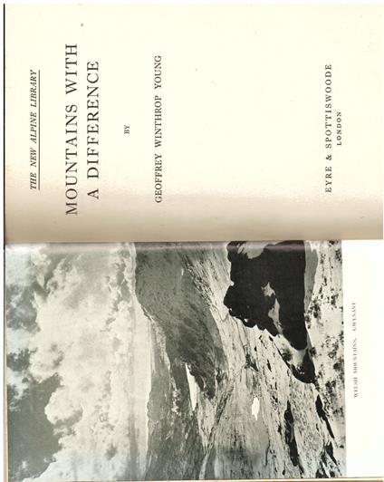 Mountains with a difference - Young Geoffrey Winthrop - copertina