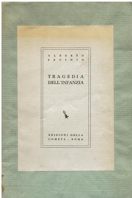 Tragedia dell' infanzia - copertina