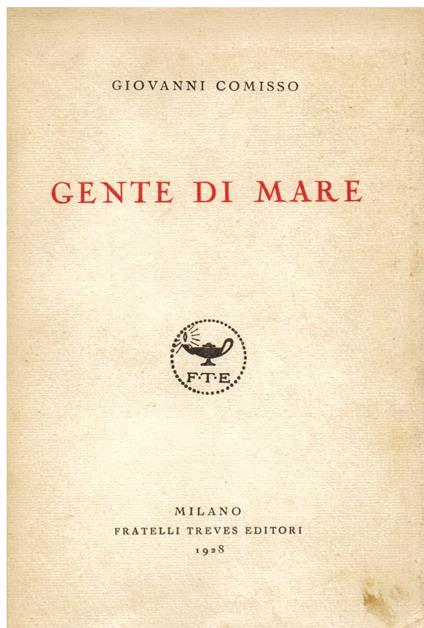 Gente di mare - Giovanni Comisso - copertina