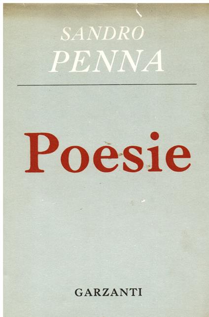 Poesie - Sandro Penna - copertina