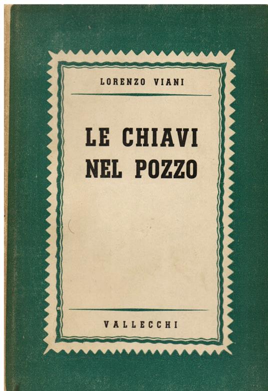 Le chiavi nel pozzo - Lorenzo Viani - copertina