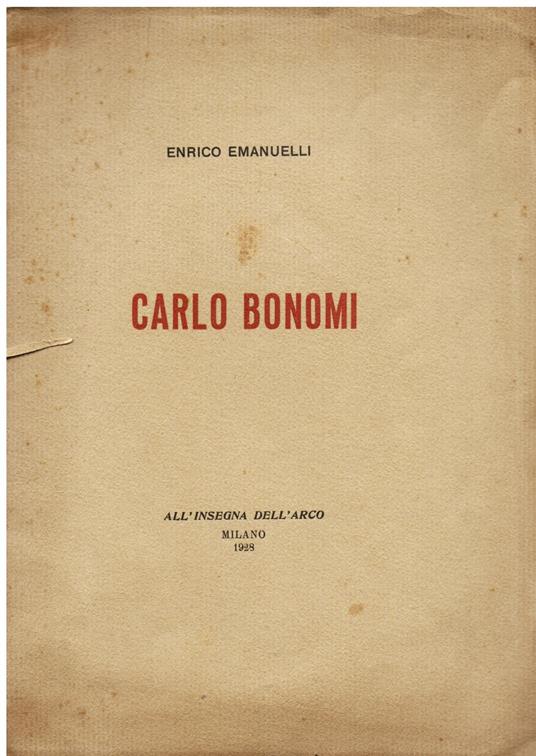 Carlo Bonomi - Enrico Emanuelli - copertina
