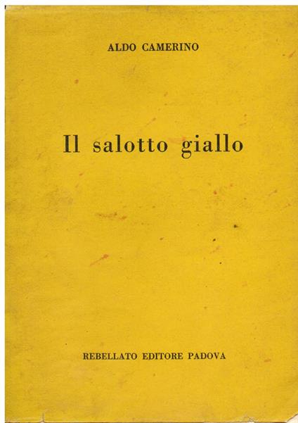 Il salotto giallo - Aldo Camerino - copertina