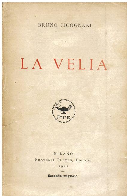 La velia - Bruno Cicognani - copertina