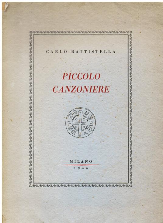 Piccolo canzoniere - copertina
