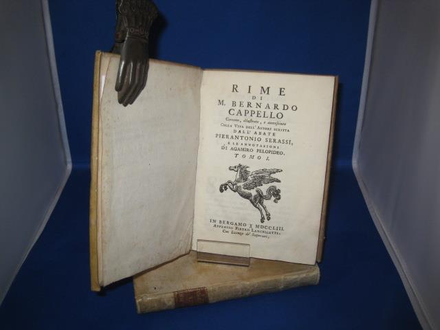 Rime. Corrette, illustrate e accresciute colla Vita dell'Autore scritta dall'Abate Pier Antonio Serassi e le annotazioni di Agamiro Pelopideo