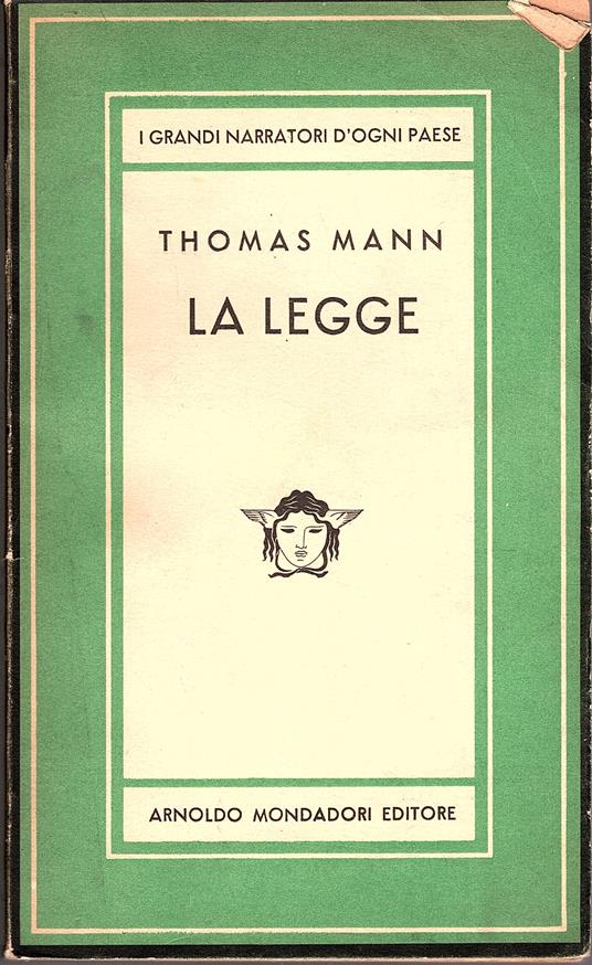 La legge. Racconto - Thomas Mann - copertina