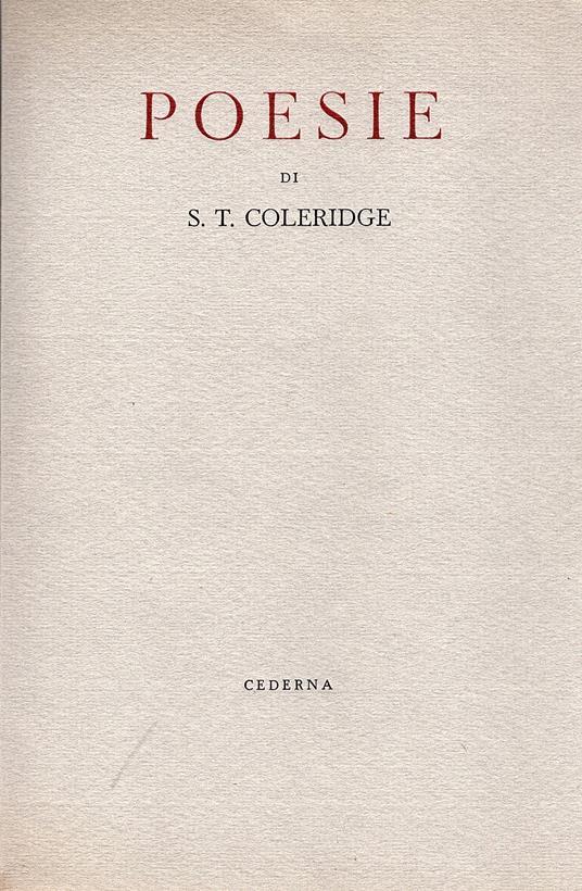 Poesie. A cura di Mario Luzi - copertina