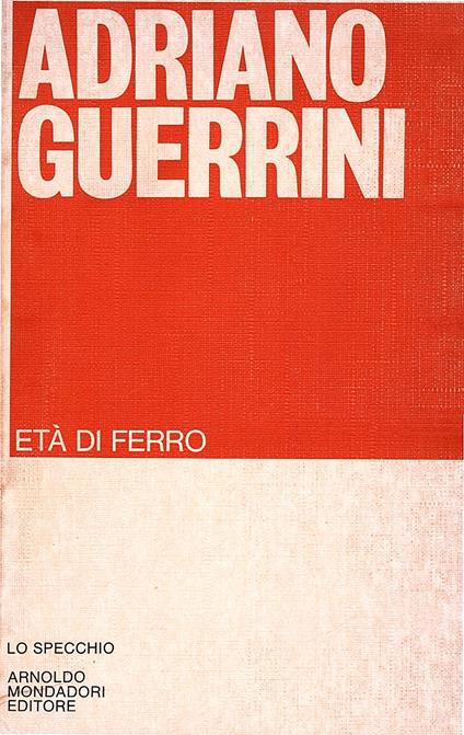 Età di ferro - Adriano Guerrini - copertina