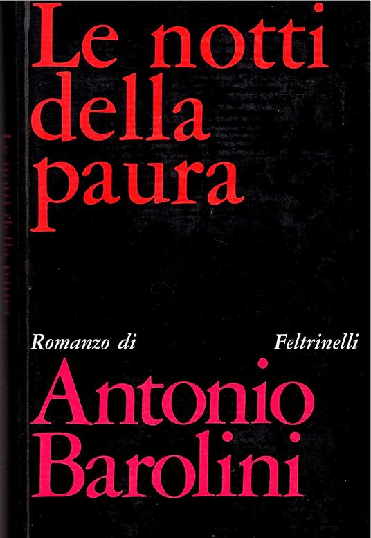 Le notti della paura - Antonio Barolini - copertina