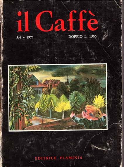 Il Caffè. 5/6 - 1971 - copertina