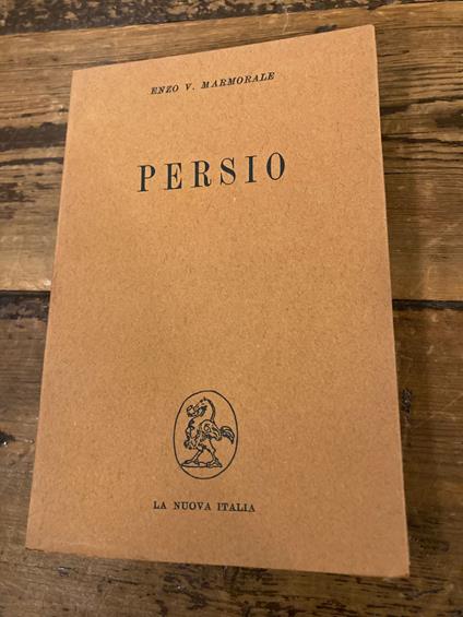 Persio - Enzo V. Marmorale - copertina